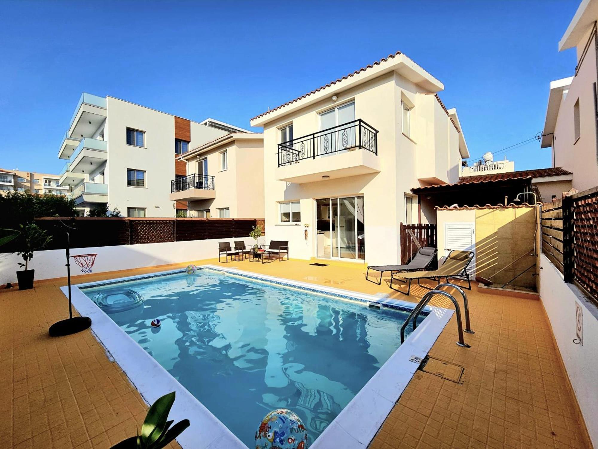 Spacious Villa With Private Pool Paphos Exteriör bild
